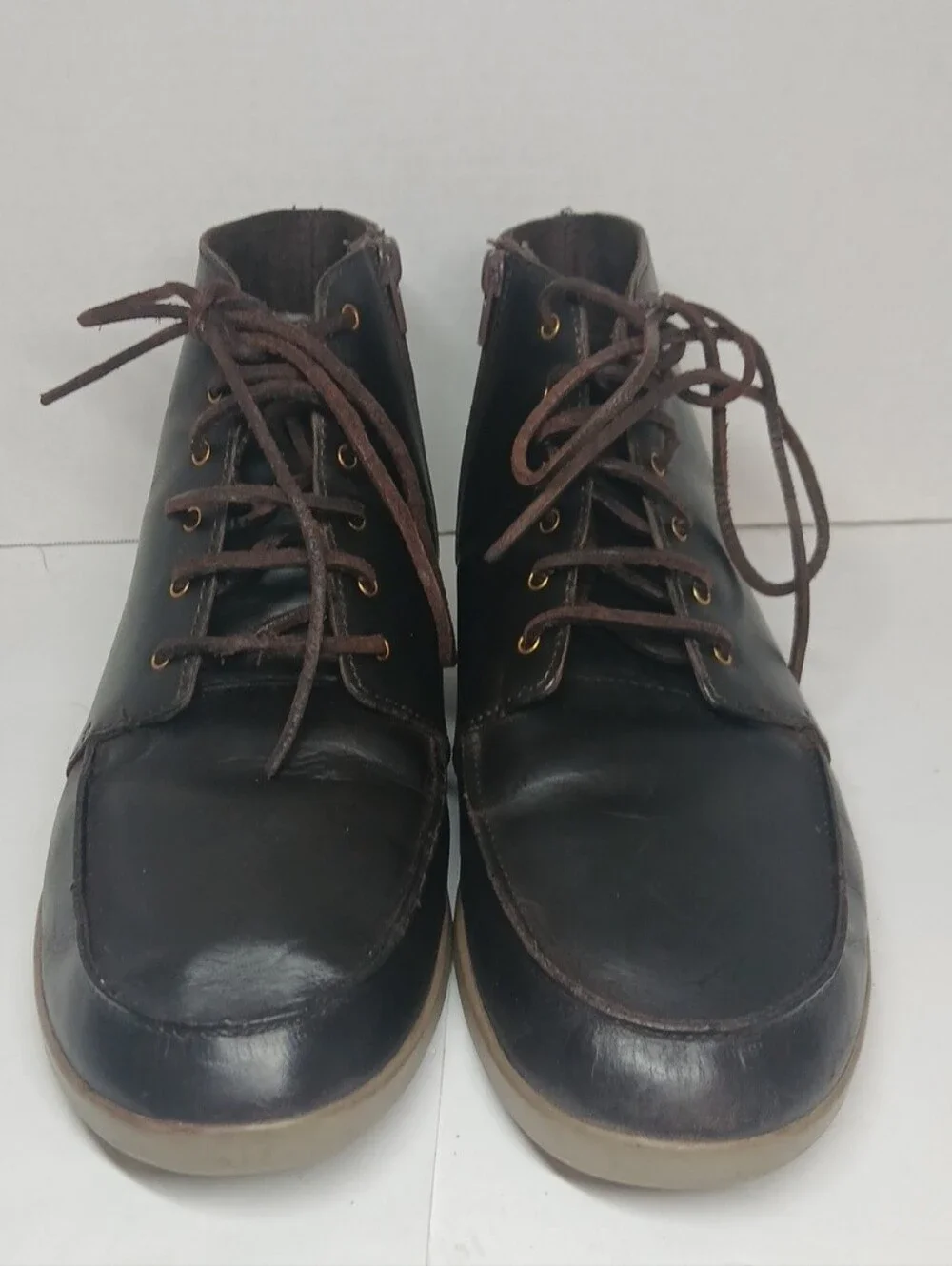 Men's Reef Casual Leather Chukka Boots - Brown Lightweight